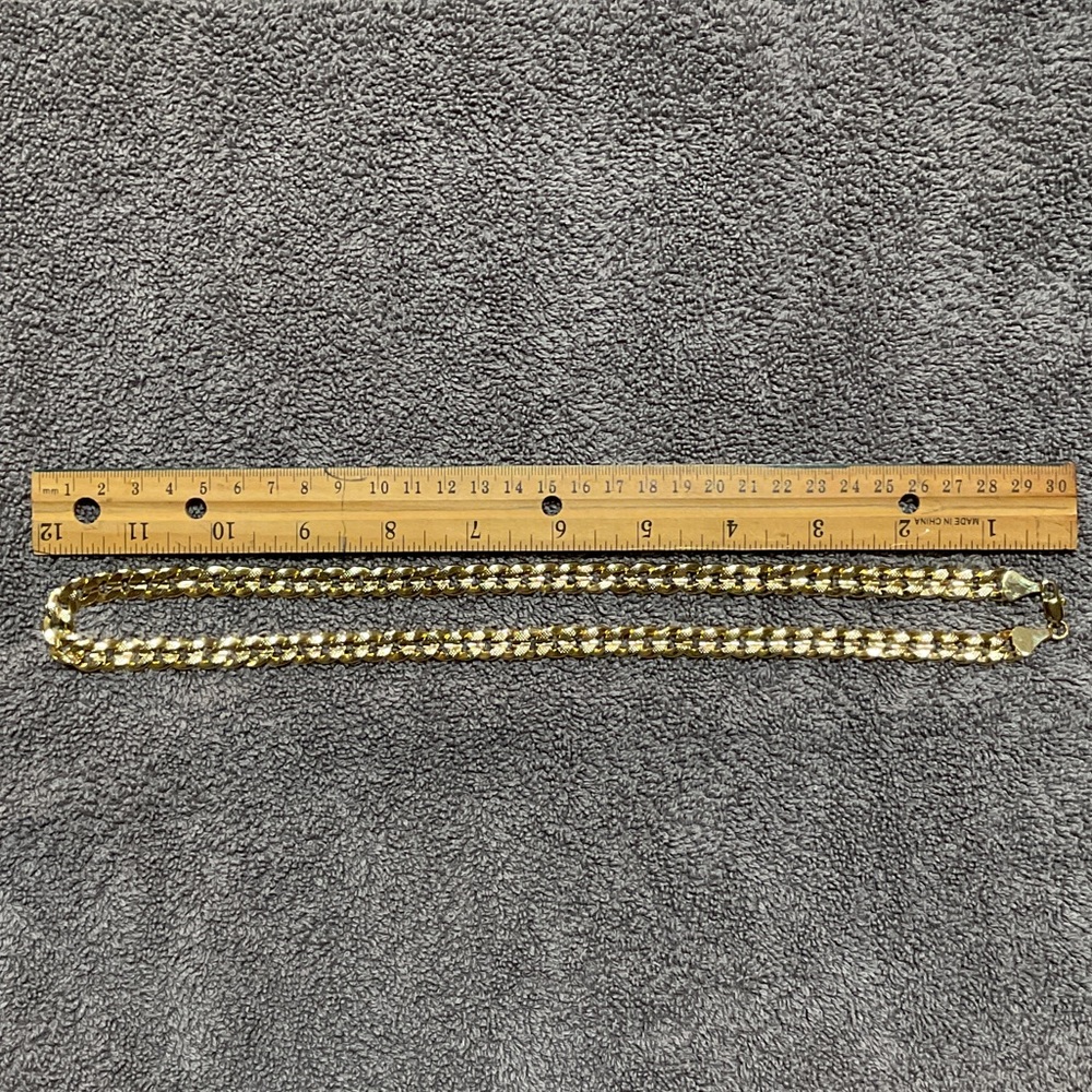 12” costume jewelry Gold Chain necklace.